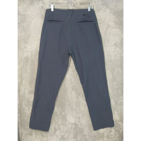 Oakley Pants Mens 32x32 Gray Chino Straight Leg Mid Rise Stretch Flat Front - Picture 2 of 8